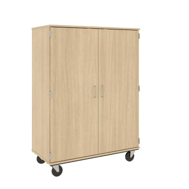Mobile Wardrobe/Shelf Combo Storage Unit