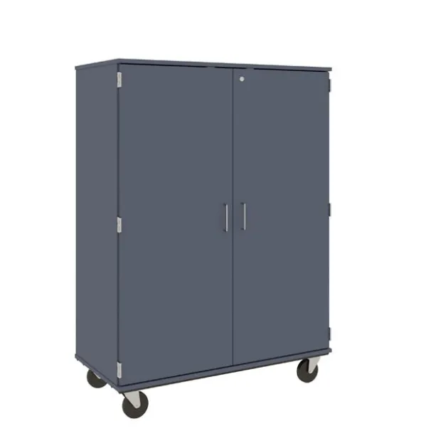 Mobile Wardrobe/Shelf Combo Storage Unit