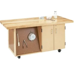 Mobile Workbench w/ Pegboard