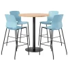 Mode Bar Height Cafe Table with Lola Barstools