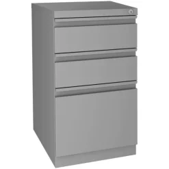 Modern Teacher T-Leg Desk w/ Single Pedestal - 60” W x 24” D