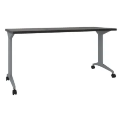 Modern Teacher T-Leg Table Desk w/ Casters - 60” W x 24” D