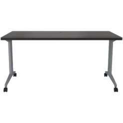 Modern Teacher T-Leg Table Desk w/ Casters - 60” W x 24” D