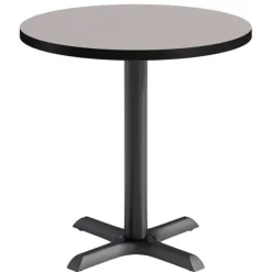 Mode Round Cafe Table w/ Black X-Base