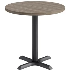 Mode Round Cafe Table w/ Black X-Base