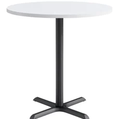 Mode Round Counter Height Cafe Table w/ Black X-Base