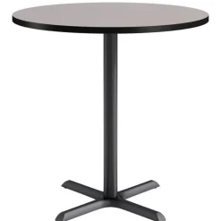 Mode Round Counter Height Cafe Table w/ Black X-Base