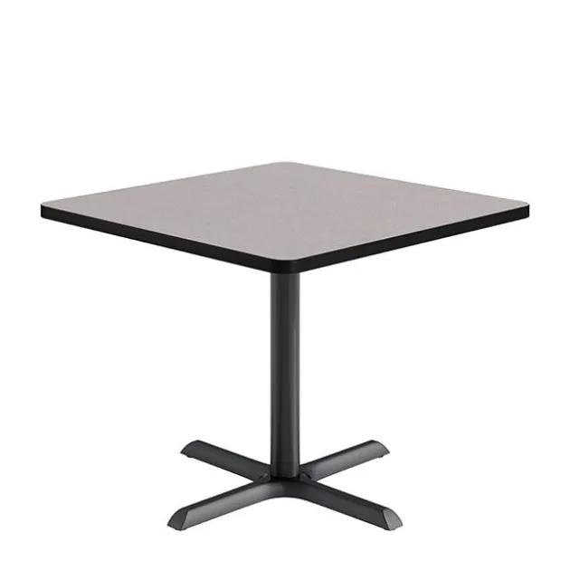Mode Square Cafe Table w/ Black X-Base by KFI