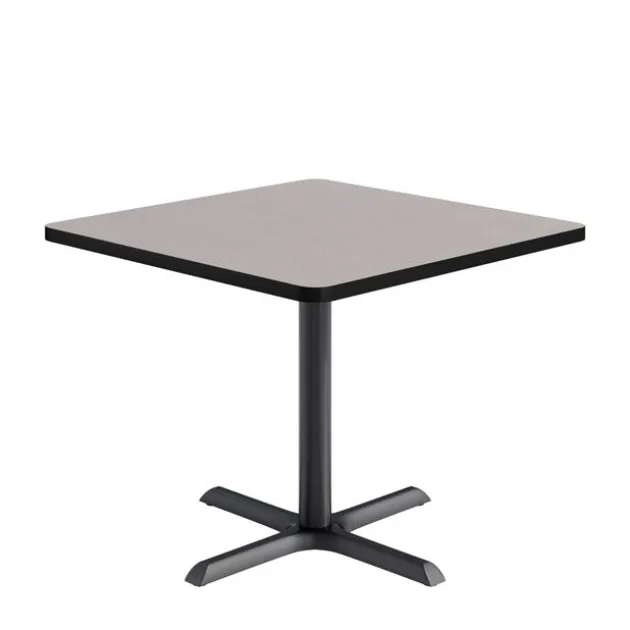 Mode Square Counter Height Cafe Table w/ Black X-Base