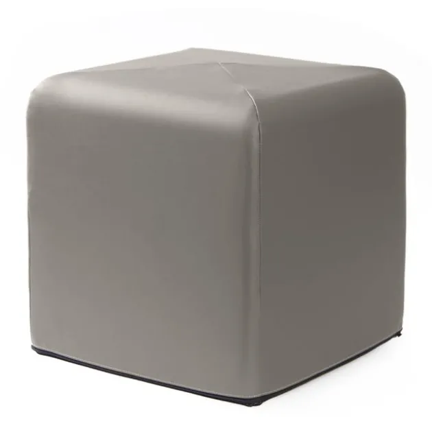 Monroe Vinyl Cube Ottoman