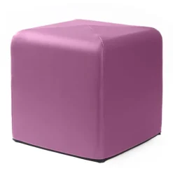 Monroe Vinyl Cube Ottoman