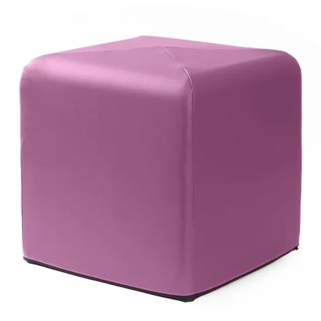 Monroe Vinyl Cube Ottoman