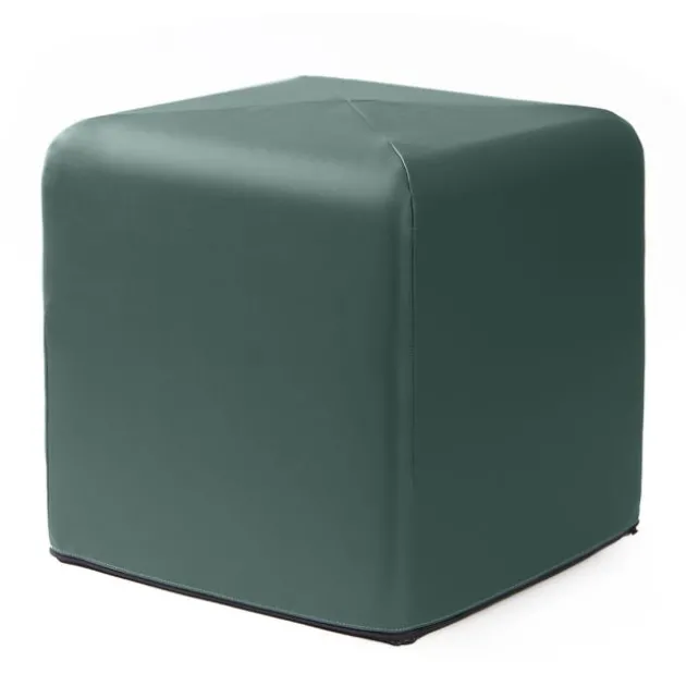 Monroe Vinyl Cube Ottoman