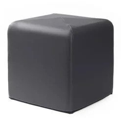 Monroe Vinyl Cube Ottoman