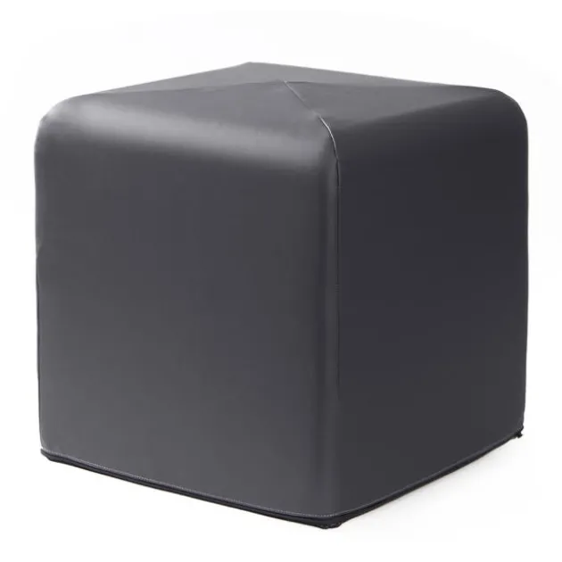 Monroe Vinyl Cube Ottoman