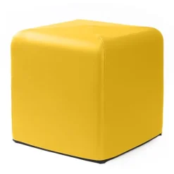 Monroe Vinyl Cube Ottoman