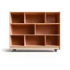 Montessori Shelf Storage with Vertical Dividers & Cubbies