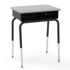 785M Solid Plastic Open Front Student Desks