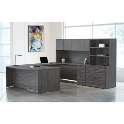 Napa U-Shaped Office Suite with Hutch & Bookcase