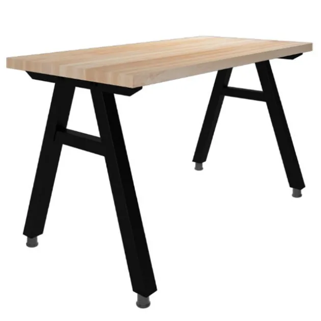 Natural Butcher Block A-Frame Tables