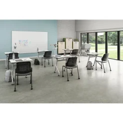 Next Series Stack Chairs w/ Casters (Set of 4)