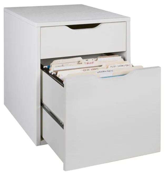 Niche Mod No Tools Assembly Freestanding Box File Pedestal
