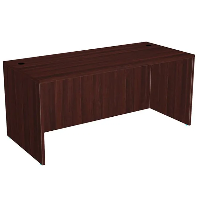 Office Desk Shell with Full Modesty Panels