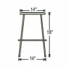 One Acid Resistant Science Lab Table & Two 18'' Black Stools (54'' x 24'')