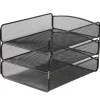 Onyx Triple Tray Desk Organizer