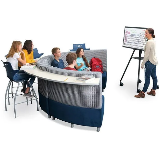 Orbit Mediaspace Soft Seating with Shelf