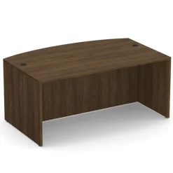 OS Laminate Bow Front Executive U-Shape Desk Suite w/ Hutch