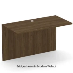OS Laminate Bow Front U-Shape Desk Suite w/ Deluxe Full Pedestal