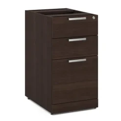 OS Laminate Bow Front U-Shape Desk Suite w/ Deluxe Full Pedestal