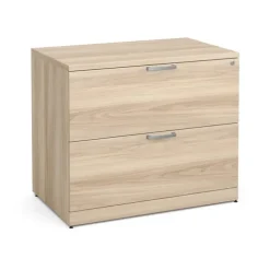 OS Laminate Bow Front U-Shape Desk Suite w/ Deluxe Full Pedestal & 2 Drawer Lateral File