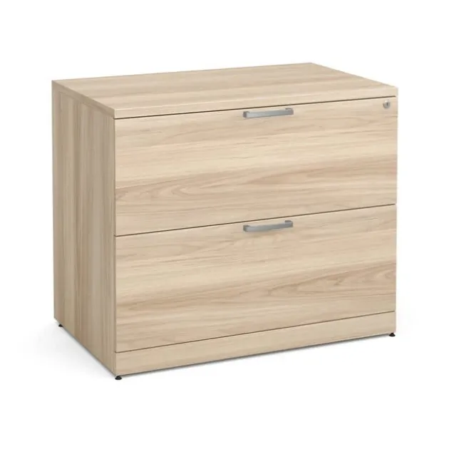 OS Laminate Bow Front U-Shape Desk Suite w/ Deluxe Full Pedestal & 2 Drawer Lateral File