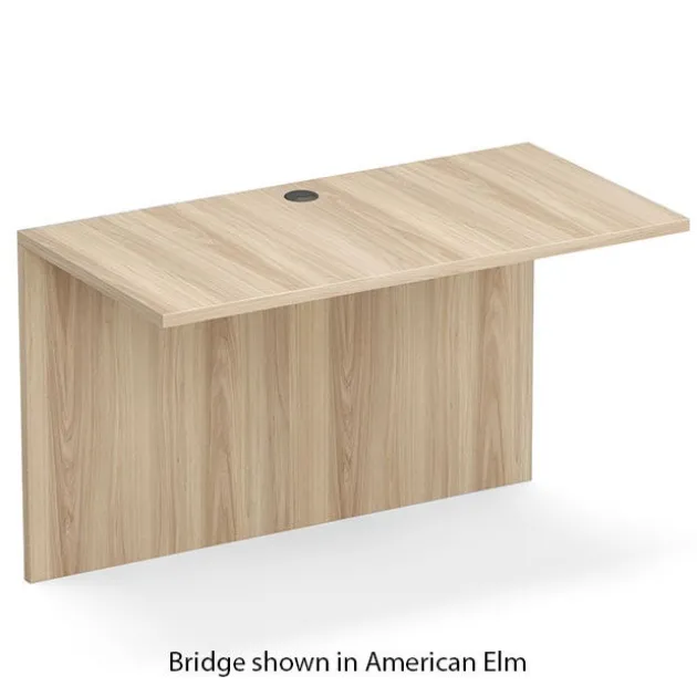 OS Laminate Bow Front U-Shape Desk Suite w/ Deluxe Full Pedestal & 2 Drawer Lateral File
