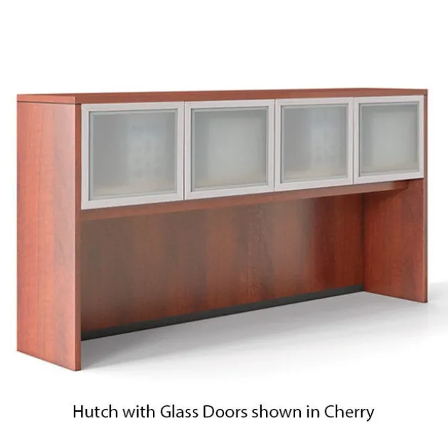 OS Laminate Bow Front U-Shape Desk Suite w/ 2 Drawer Lateral File
