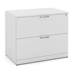 OS Laminate Bow Front U-Shape Desk Suite w/ 2 Drawer Lateral File