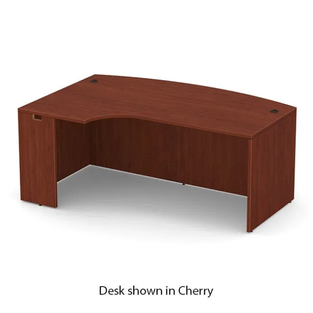 OS Laminate Bow Front U-Shape Desk Suite w/ 2 Drawer Lateral File