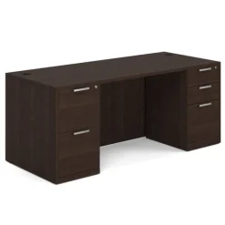 OS Laminate Desk W/ Double Full Pedestals (71