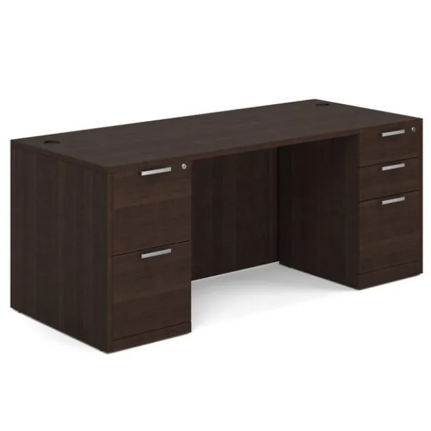 OS Laminate Desk W/ Double Full Pedestals (71" X 30")