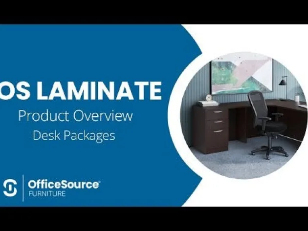 OS Laminate Desk W/ Double Full Pedestals (71" X 30")