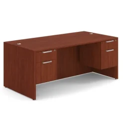 OS Laminate Desk W/ Double Hanging Pedestals (71
