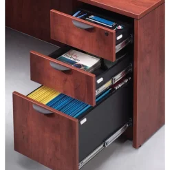OS Laminate 3 Drawer Mobile File Pedestal, Box/Box/File