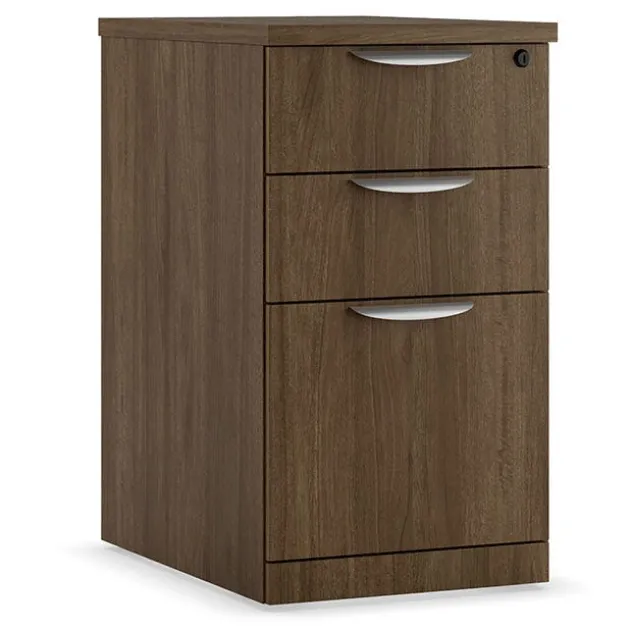 OS Laminate 3 Drawer Mobile File Pedestal, Box/Box/File