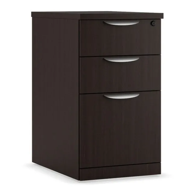 OS Laminate 3 Drawer Mobile File Pedestal, Box/Box/File