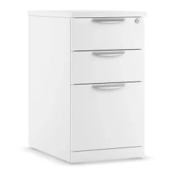 OS Laminate 3 Drawer Mobile File Pedestal, Box/Box/File