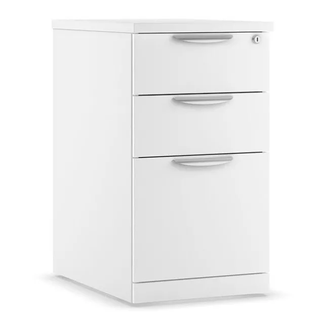 OS Laminate 3 Drawer Mobile File Pedestal, Box/Box/File