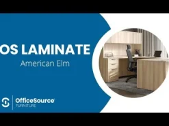 OS Laminate U-Shape Desk Suite w/ Hutch & Deluxe Full Pedestal