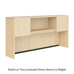 OS Laminate U-Shape Desk Suite w/ Hutch & Deluxe Full Pedestal